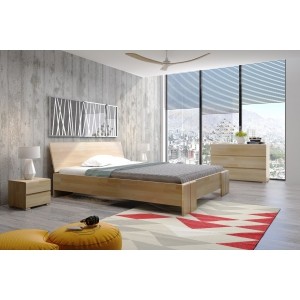 Łóżko drewniane Vestre Buk 200 x 200